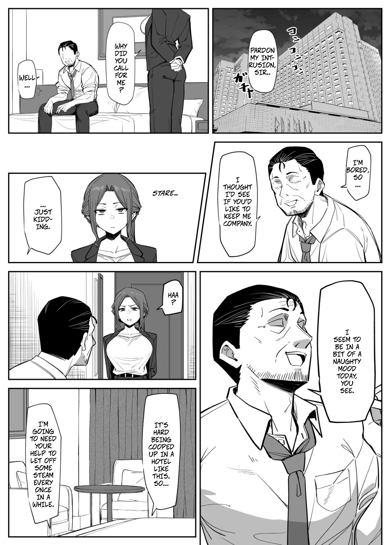 Hentai Manga Comic-A Bodyguard Without Protection-Read-2
